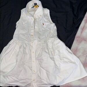 Ralph Lauren White Kids Dress